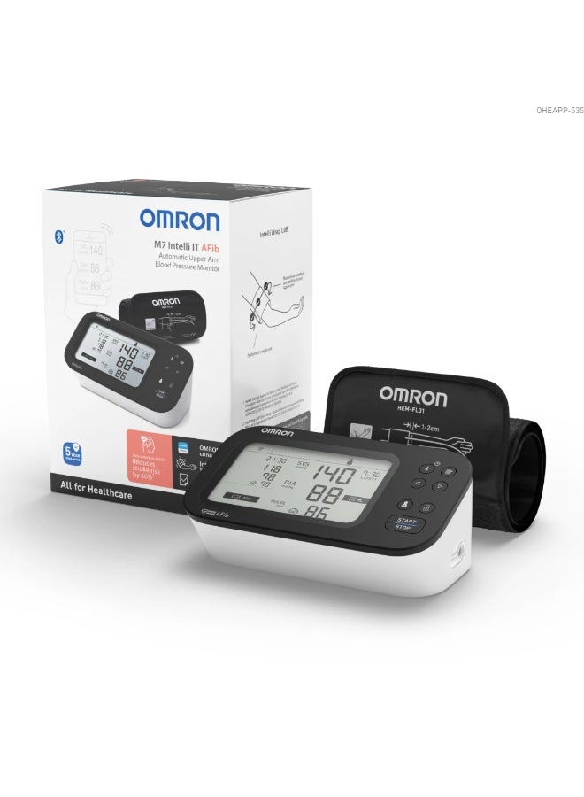 Omron M7 Afib Upper Arm Automatic Blood Pressure Monitor (New Version) - Image 1